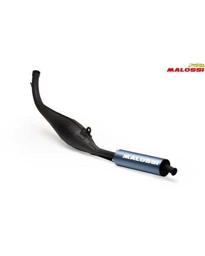 Pot d’échappement Malossi VT noir haute température pour Peugeot 103 SPX RCX avec silencieux bleu
