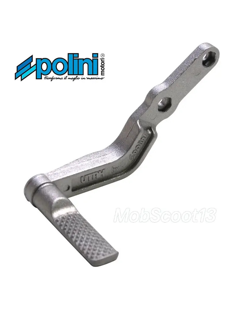 Pédale de lanceur Polini PM.202.020 aluminium gris pour Peugeot 103 SP MVL
