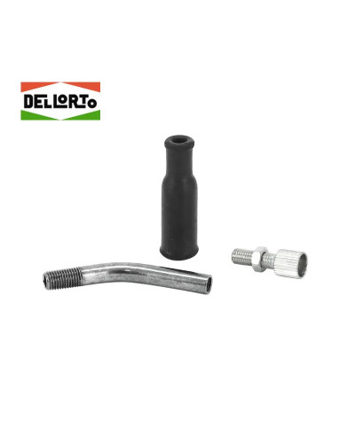 Coude carburateur Dellorto 40° complet pour PHBG, SHA et PHBL