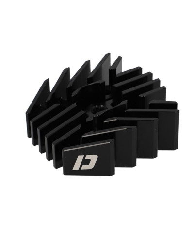Culasse Doppler Open Peugeot 103 AC aluminium CNC noire diamètre 40 mm