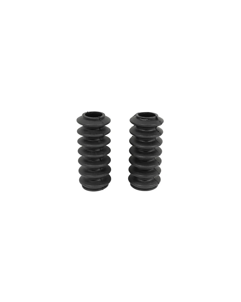 Paire de soufflets de fourche adaptables MBK Motobecane diamètres 17 25 35 mm longueur 75 mm