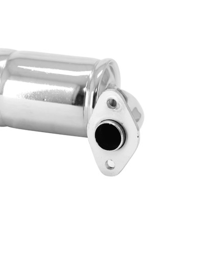 Pot d’échappement cyclo adaptable Peugeot 103 chrome avec montage à bride