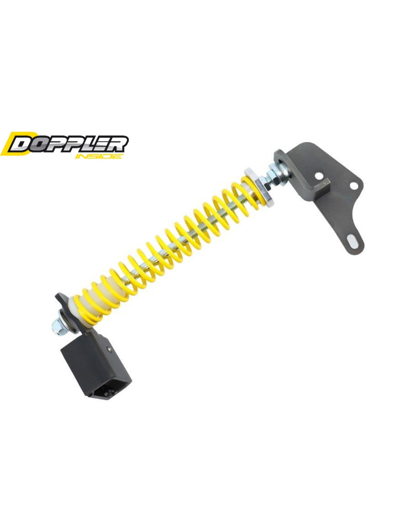Ressort tendeur moteur central Doppler ER1 jaune pour Peugeot 103 SPX et RCX compatible carters Malossi et Polini