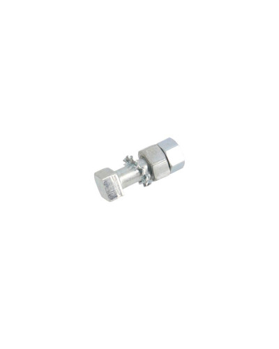 Vis tête carrée M6 x 20 avec écrou pour fixation de couronne cyclomoteur