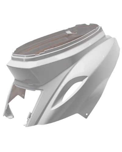 Coque arrière adaptable blanc brillant pour MBK Booster Yamaha BW’s 2004 et plus