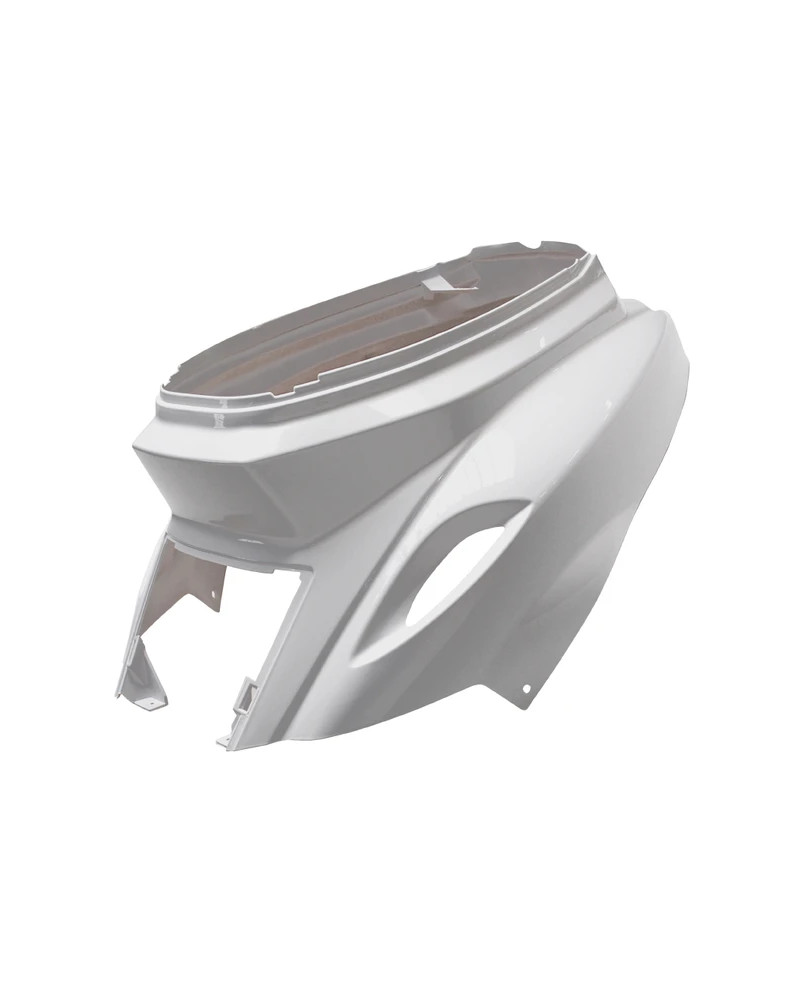 Coque arrière adaptable blanc brillant pour MBK Booster Yamaha BW’s 2004 et plus