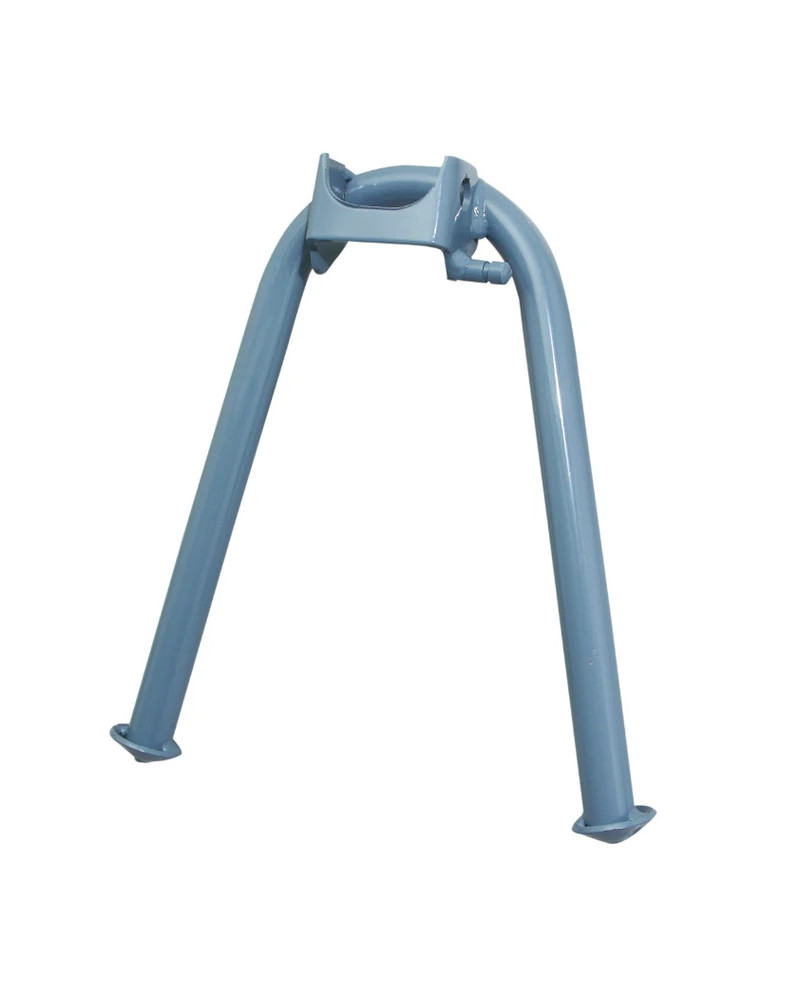 Béquille centrale adaptable MBK Motobécane 88 881 à peindre base bleue hauteur 210 mm