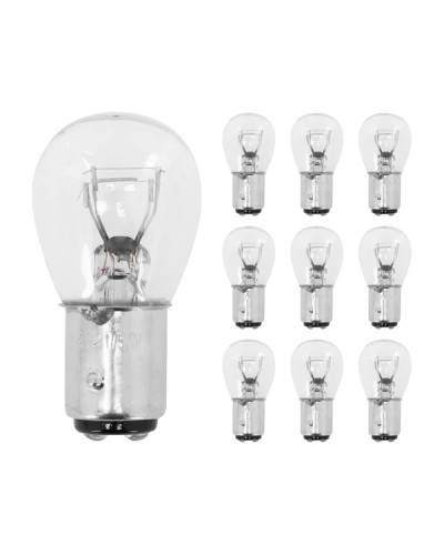 Ampoule 12V 21/5W BAY15d P21/5W blanc feu arrière stop boîte de 10