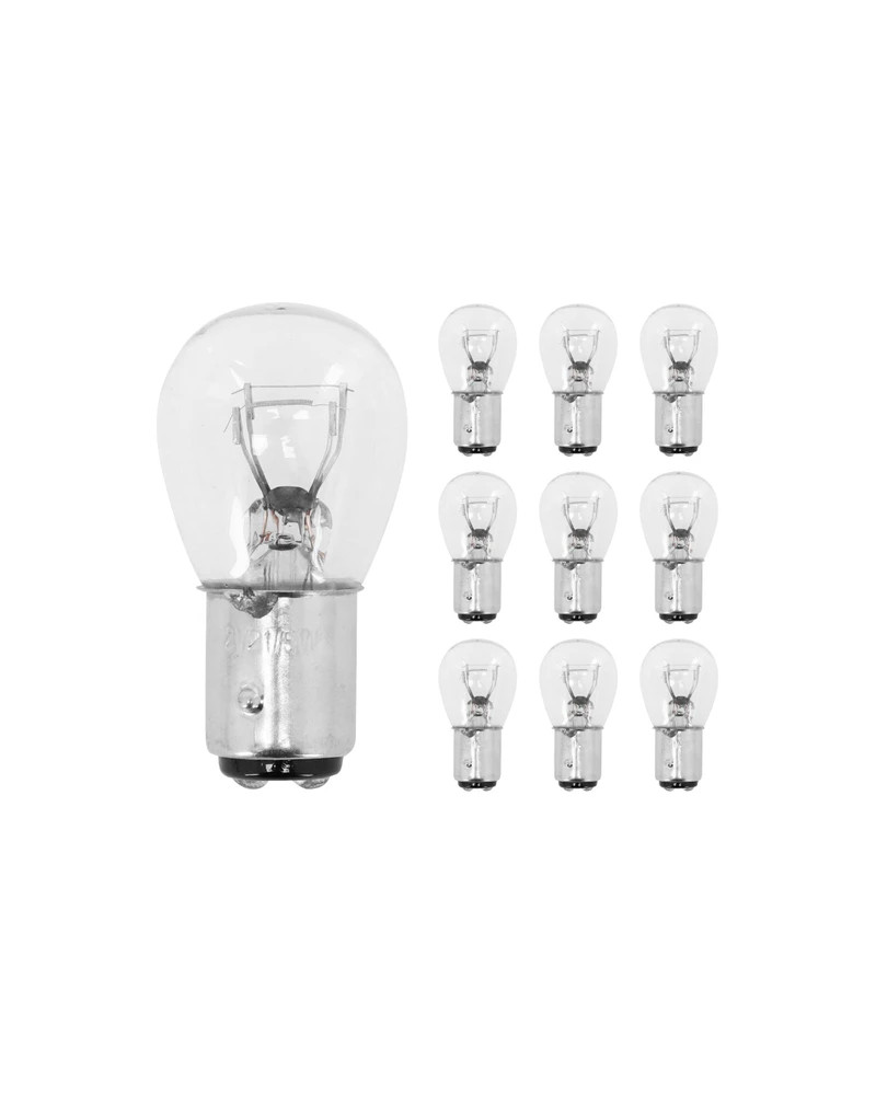 Ampoule 12V 21/5W BAY15d P21/5W blanc feu arrière stop boîte de 10