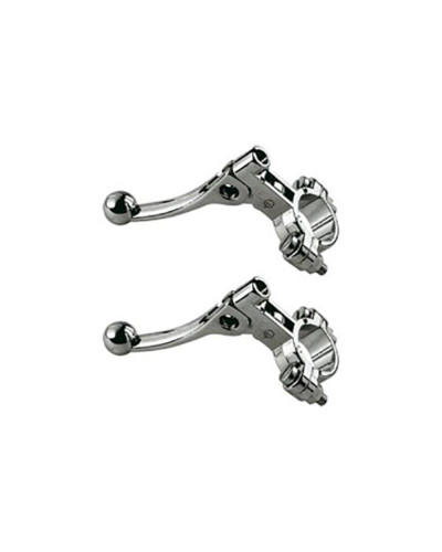 Levier décompresseur starter Tun’R chrome métal x2 pour Peugeot 103 MBK 51 Motobécane