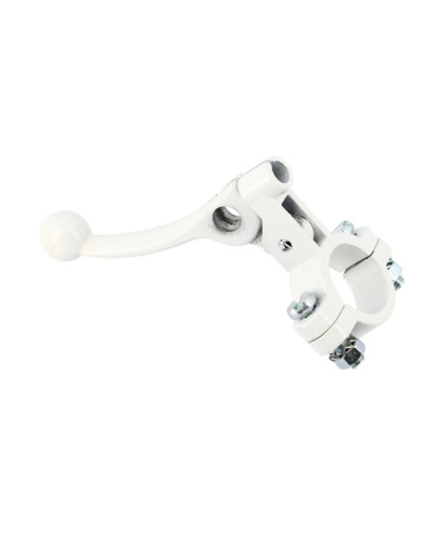 Levier décompresseur starter Tun’R blanc métal pour Peugeot 103 MBK 51 Motobécane