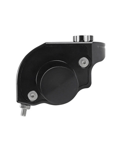 Poignée de gaz alu CNC noir Replay pour mobylette scooter 50 à boîte