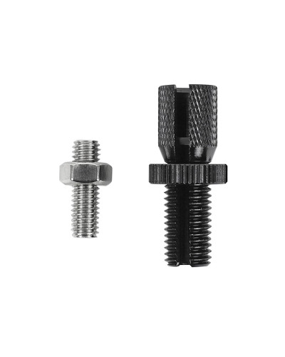 Poignée de gaz alu CNC noir Replay pour mobylette scooter 50 à boîte