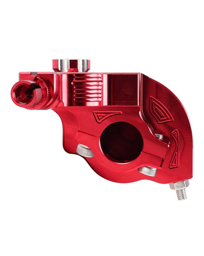 Poignée de gaz alu CNC rouge Replay pour mobylette scooter 50 à boîte