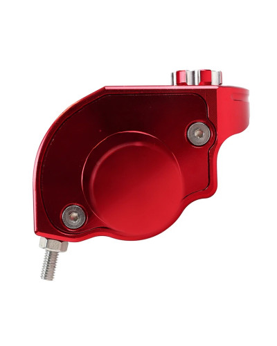 Poignée de gaz alu CNC rouge Replay pour mobylette scooter 50 à boîte