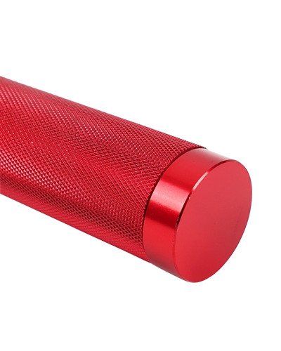 Poignée de gaz alu CNC rouge Replay pour mobylette scooter 50 à boîte