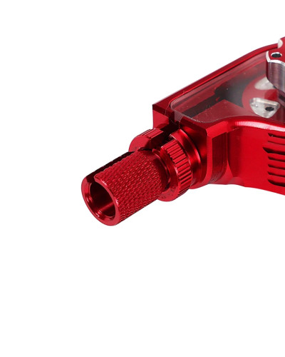 Poignée de gaz alu CNC rouge Replay pour mobylette scooter 50 à boîte