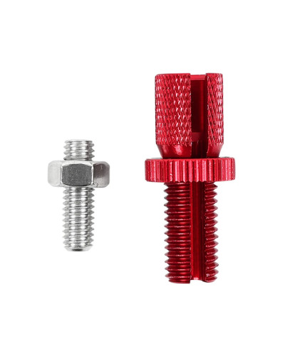 Poignée de gaz alu CNC rouge Replay pour mobylette scooter 50 à boîte