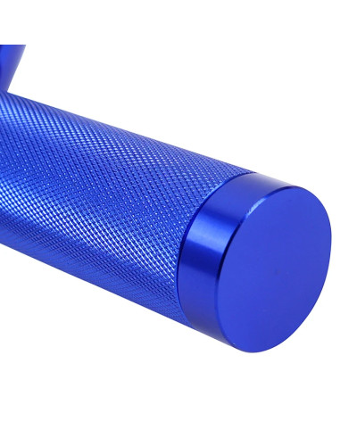 Poignée de gaz 50 à boîte tirage rapide 30° alu CNC bleu