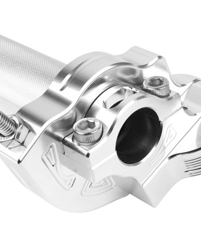 Poignée de gaz 50 à boîte tirage rapide 30° alu CNC argent