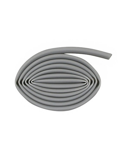 Gaine souplisseau faisceau électrique 6x7 mm gris 1 m