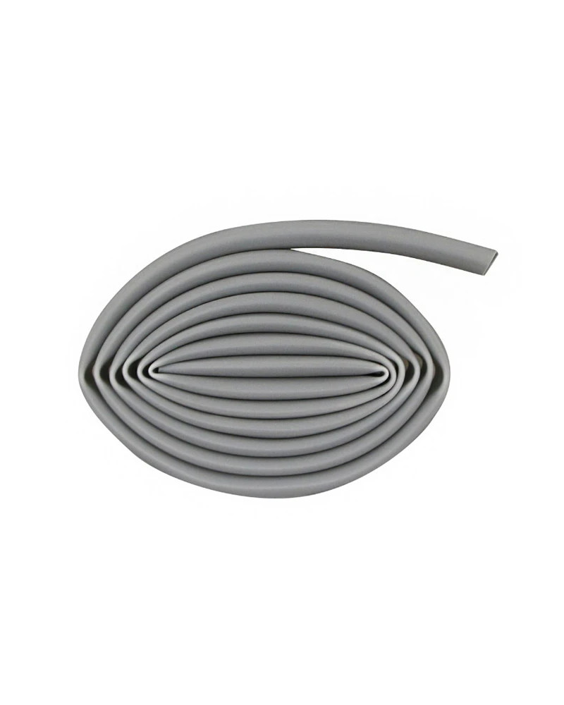 Gaine souplisseau faisceau électrique 6x7 mm gris 1 m