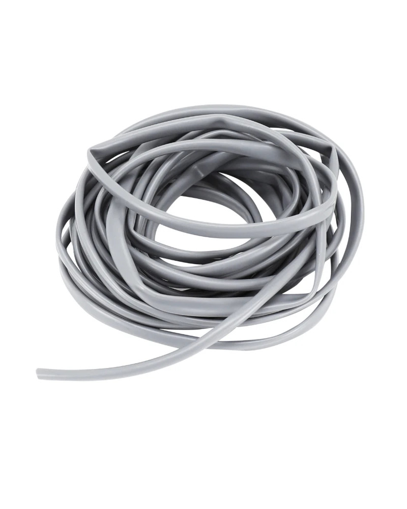 Gaine souplisseau faisceau électrique 6x7 mm gris 5 m