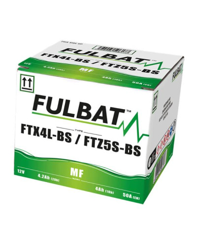 Batterie Fulbat FTX4L-BS 12V 5Ah MBK Nitro Yamaha Aerox Booster BW’s
