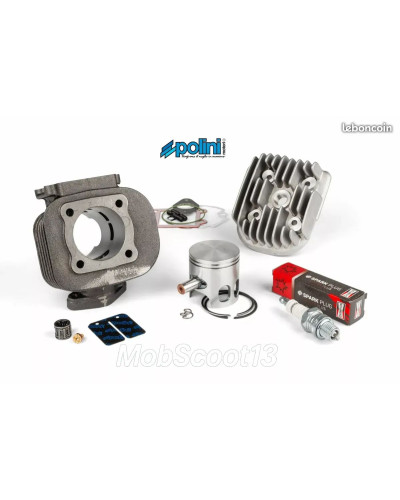 Kit cylindre 70cc Polini Corsa MBK Booster Yamaha BW's Stunt Slider axe 10