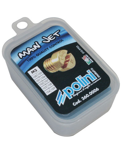 Coffret gicleurs Polini M5 100–109 pour Dellorto SHA/PHBG