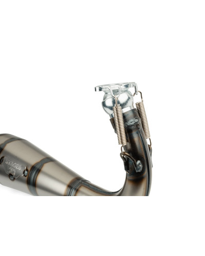 Pot d’échappement Stage6 StreetRace orange et noir pour Peugeot 103 SP MVL Vogue