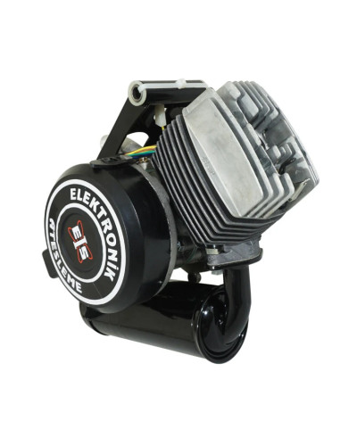 Moteur complet type origine Peugeot 103 Vogue MVL après 1995 avec échappement et cache allumage