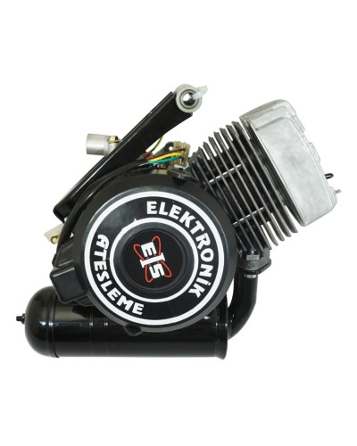 Moteur complet type origine Peugeot 103 Vogue MVL après 1995 avec échappement et cache allumage