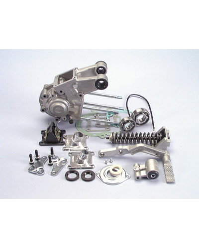 Carter moteur Polini complet avec support moteur intégré pour Peugeot 103 SP MVL