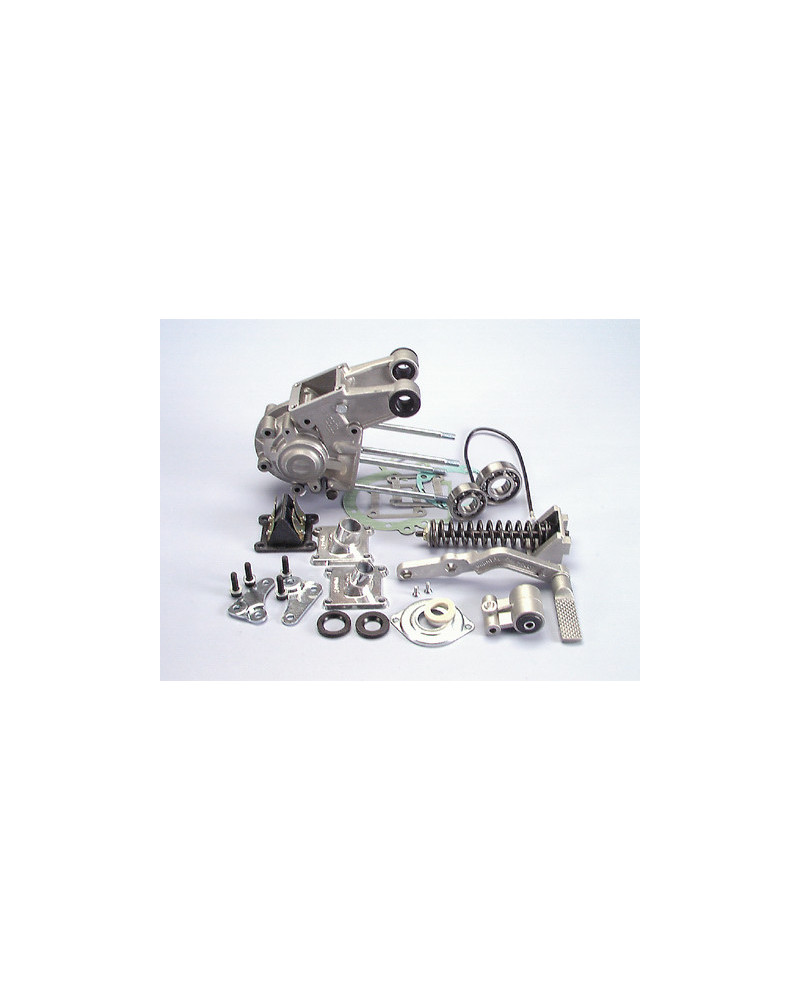 Carter moteur Polini complet avec support moteur intégré pour Peugeot 103 SP MVL