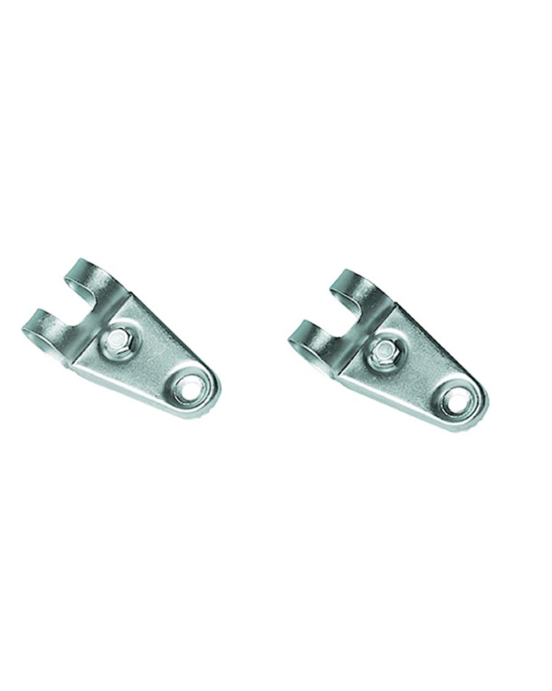 Support de phare chrome Peugeot 103 MBK 51 Motobécane pour tube de fourche Ø26 à Ø28 mm