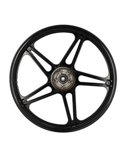 Paire de jantes noires Peugeot 103 MVL Vogue Chrono 17 x 1.6 type Bernardi avec flasques