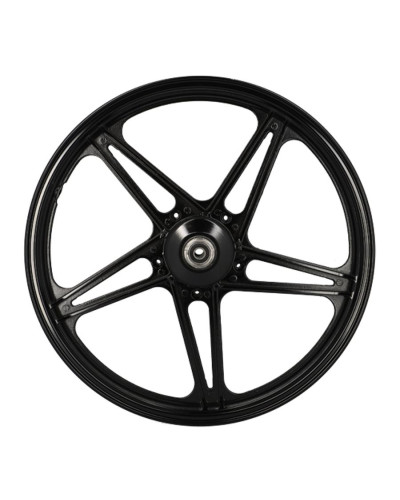 Paire de jantes noires Peugeot 103 MVL Vogue Chrono 17 x 1.6 type Bernardi avec flasques
