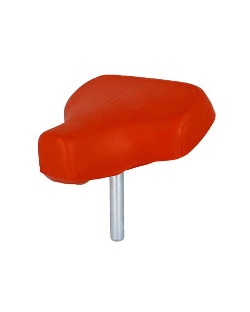 Selle rouge Peugeot 103 SP MVL SPX Vogue avec tige diamètre 25 mm