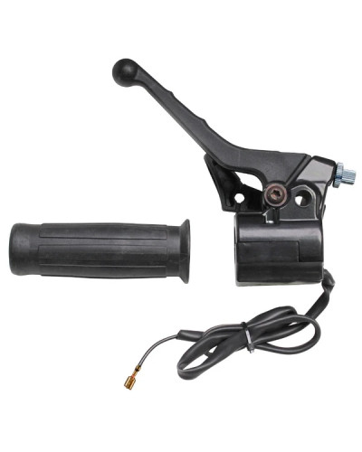Poignée de frein gauche Peugeot 103 type CLB noire avec bouton