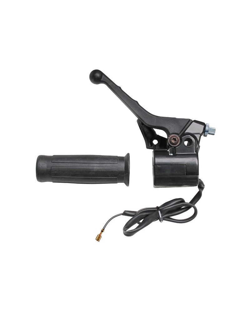 Poignée de frein gauche Peugeot 103 type CLB noire avec bouton