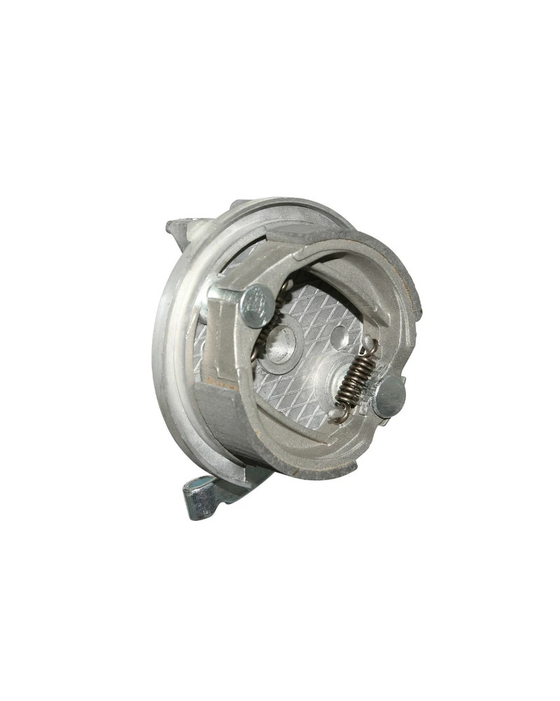 Flasque de frein avant Peugeot 103 MVL roue à rayons Ø80 mm type Leleu avec mâchoires