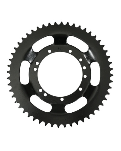 Couronne noire Peugeot 103 roue à rayons 52 dents alésage 94 mm fixation 11 trous