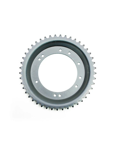 Couronne Peugeot 103 roue aluminium Grimeca 45 dents alésage 98 mm fixation 10 trous