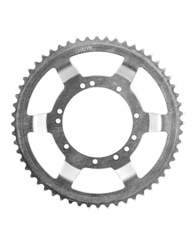 Couronne argent Peugeot 103 roue à rayons 56 dents alésage 94 mm fixation 11 trous
