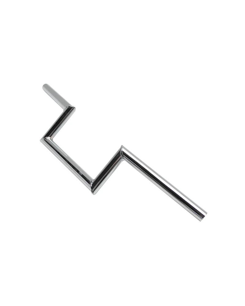 Guidon Z barre lisse Peugeot 103 MBK 51 acier chromé hauteur 100 mm