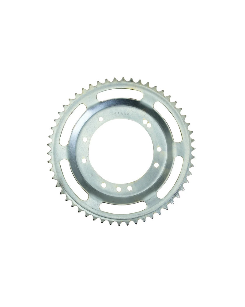 Couronne MBK 51 roue aluminium Grimeca 54 dents alésage 98 mm fixation 10 trous