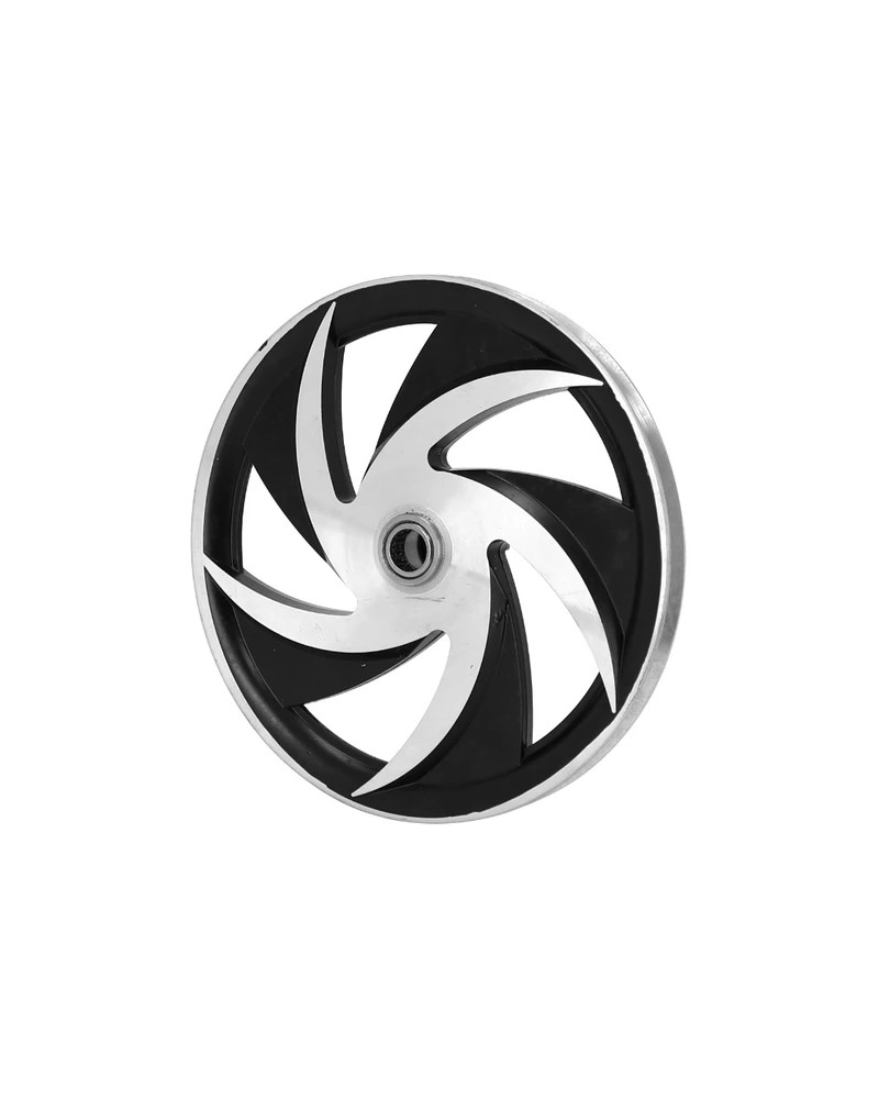 Poulie aluminium Ellipse noire Peugeot 103 MBK 51 avec pignon 11 dents