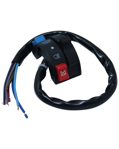 Commodo commutateur gauche MBK 51 type CEV noir