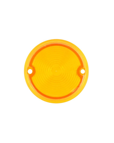 Cabochon clignotant orange Solex Peugeot 103 104 type Maly diamètre 70 mm